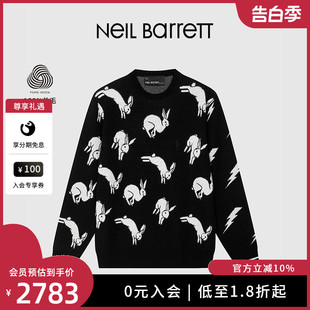 特男式 NEIL 尼奥贝奈2023春夏新款 套头毛衣羊毛 BARRETT 长袖