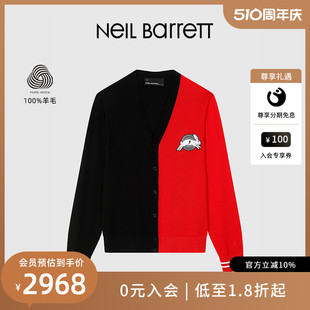 尼奥贝奈特2023春夏新款 长袖 针织开衫 羊毛 BARRETT 男式 NEIL