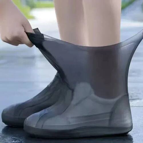 2pcs Waterproof Silicone Shoe Cover High Elasticity Neutral