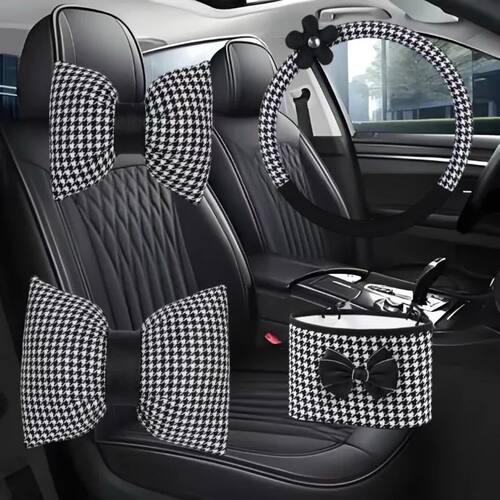 Black Car Interior Accessories for Women,Neck Pillow,Waist S