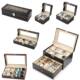 Gift Display Watch Case Jewelry Holder Box Storage Grids