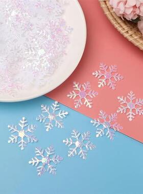 100/200/300Pcs Christmas Ornament Snowflake Xmas Birthday Pa