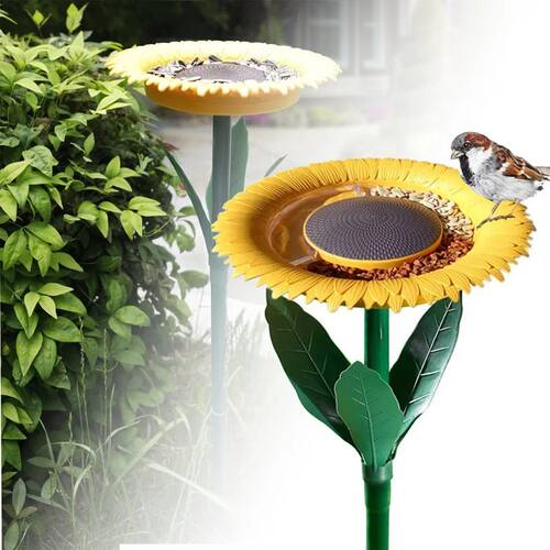 Outdoor Sunflower Vertical Bird Feeder Outdoor Bird Bathing