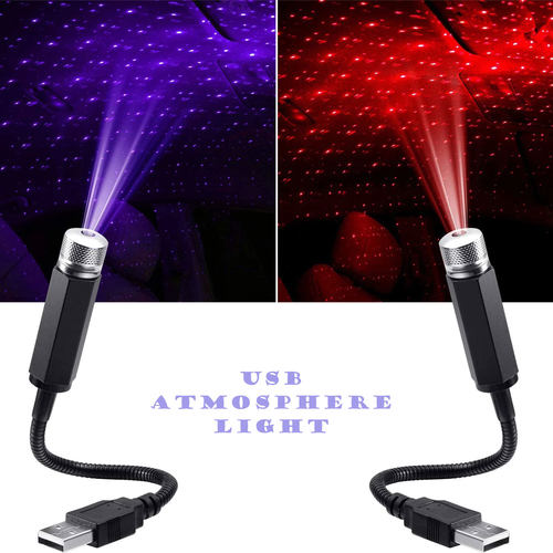 Romantic LED Car Roof Star Night Light Projector Atmosphere