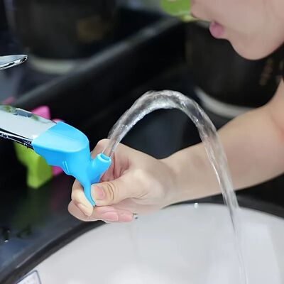 3 Faucet Splash Extenders with Flexible Tube Connector - Lea