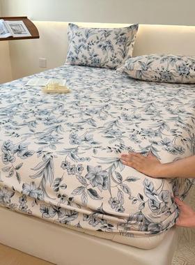 mattress cover bed sheet fitted single bedsheet elastic band