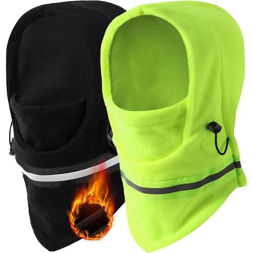Winter Warm Hat for Men Balaclava Cycling Mask Night Reflect