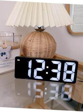 Smart LED Clock Bedside Digital Alarm Clocks Desktop Table E