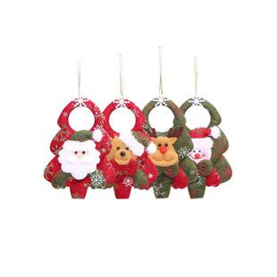 Santa Christmas pendant woven Claus耶诞挂件 non