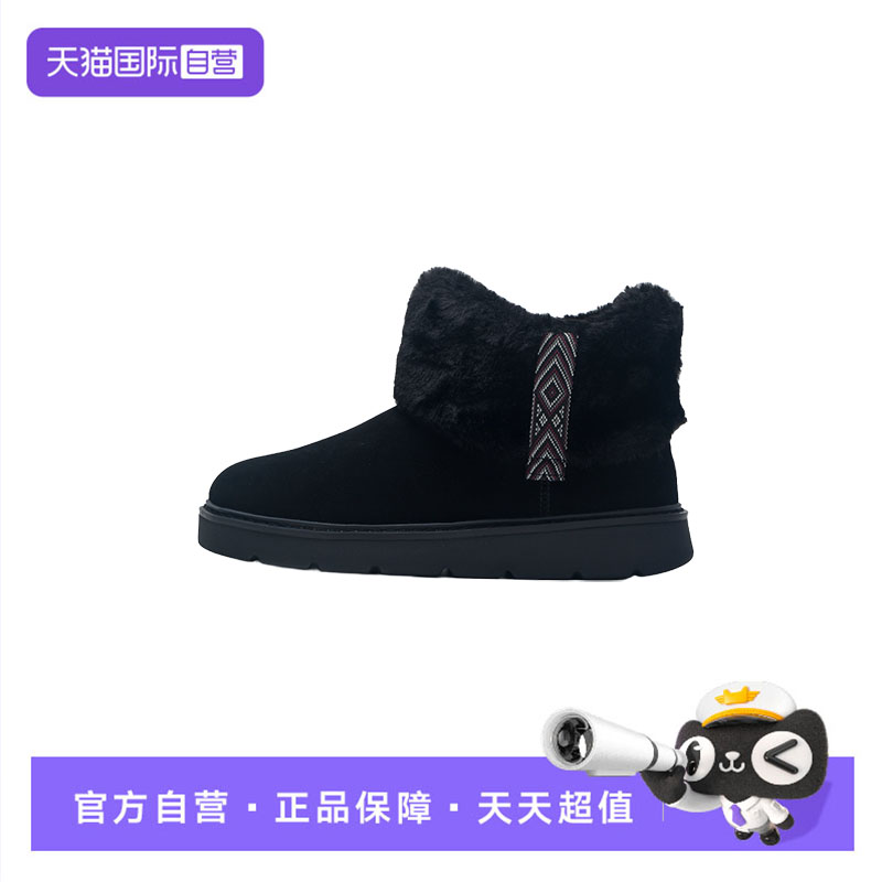 【自营】Skechers斯凯奇休闲鞋女鞋新款中帮靴子保暖舒适雪地靴