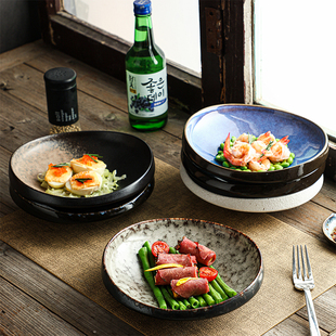 冷菜盘酒店餐具创意凉菜盘陶瓷异形商用会所沙拉碗特色菜摆盘 日式