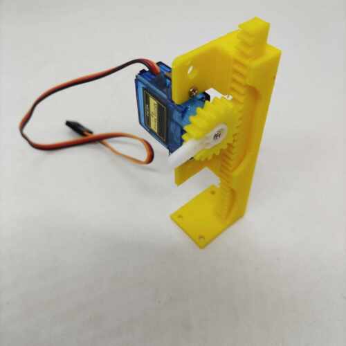 约2cm行程坚直直线运动9克舵机3克打印配件作品展示配件设计定做