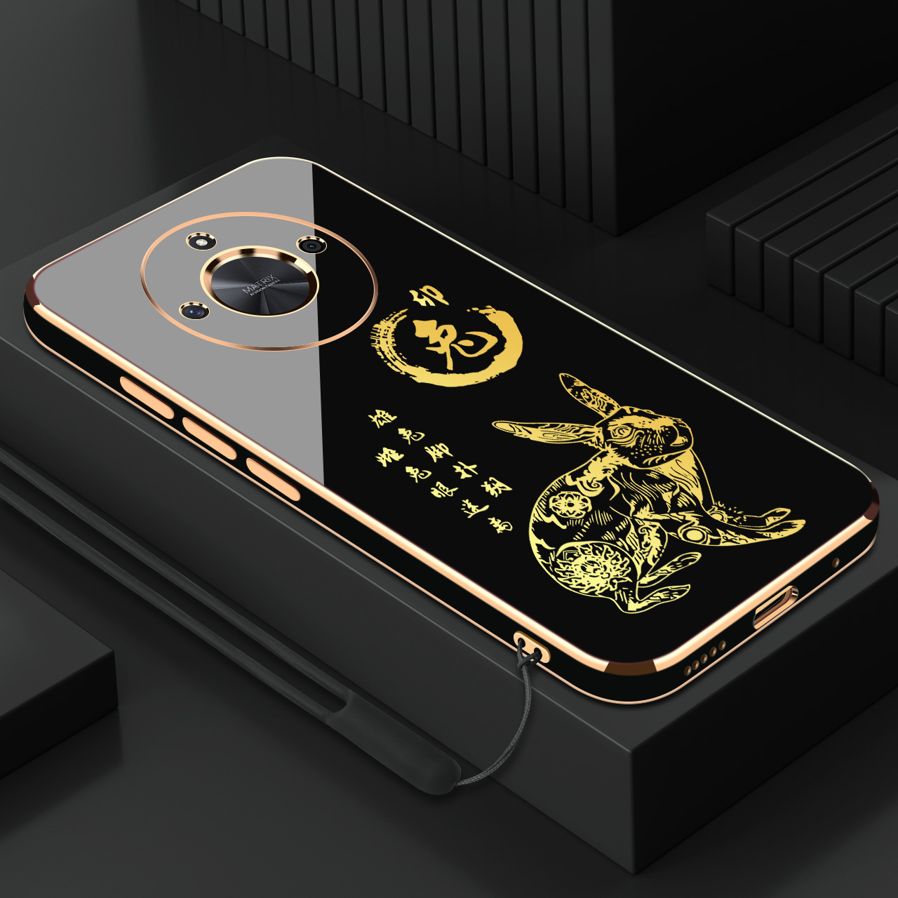 适用荣耀x50奢侈电镀硅胶手机壳