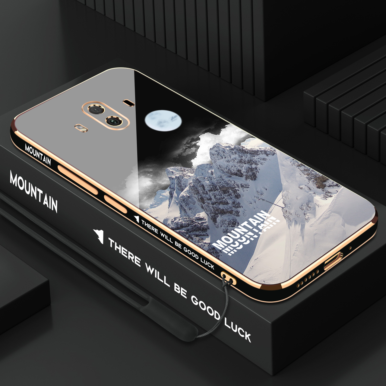 华为mate10硅胶ins风奢华电镀