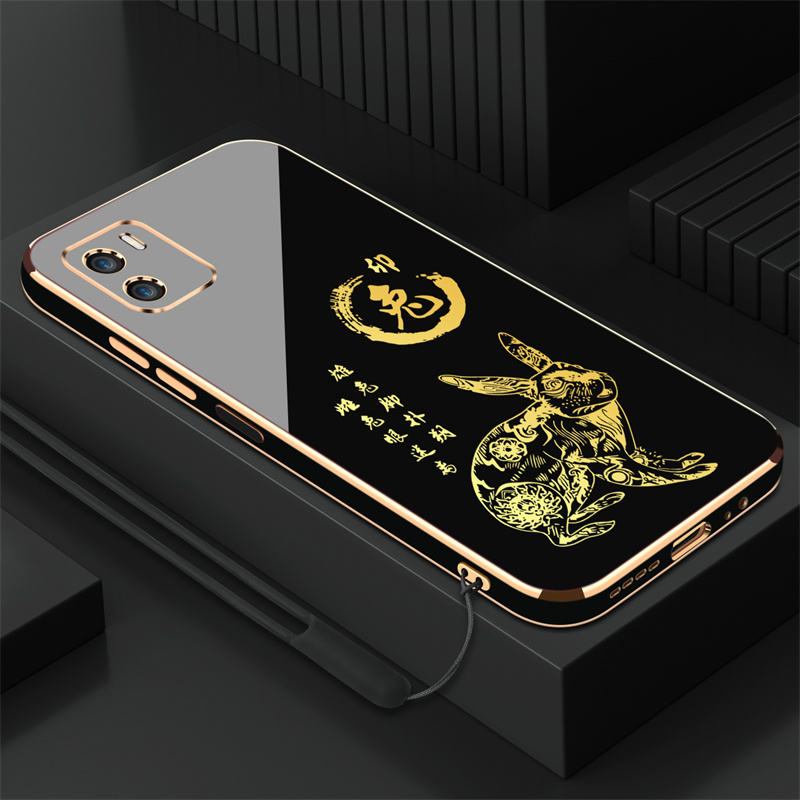 适用iqoou5x奢侈电镀硅胶手机壳