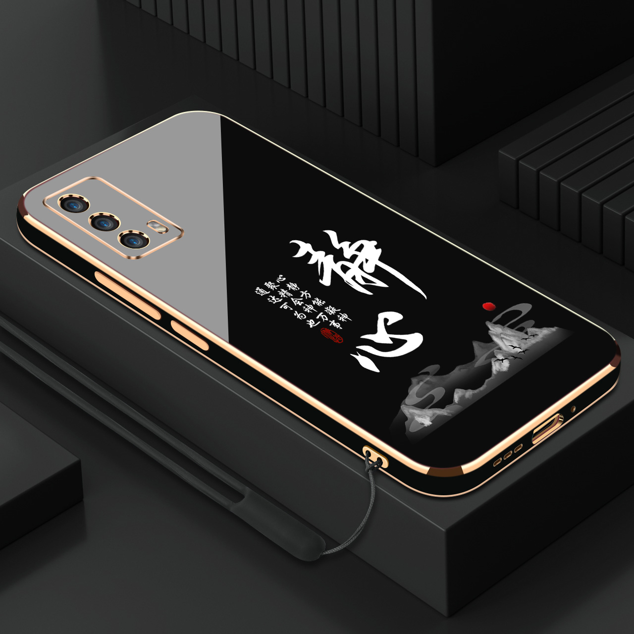 vivoiqooneo5系列硅胶奢华电镀