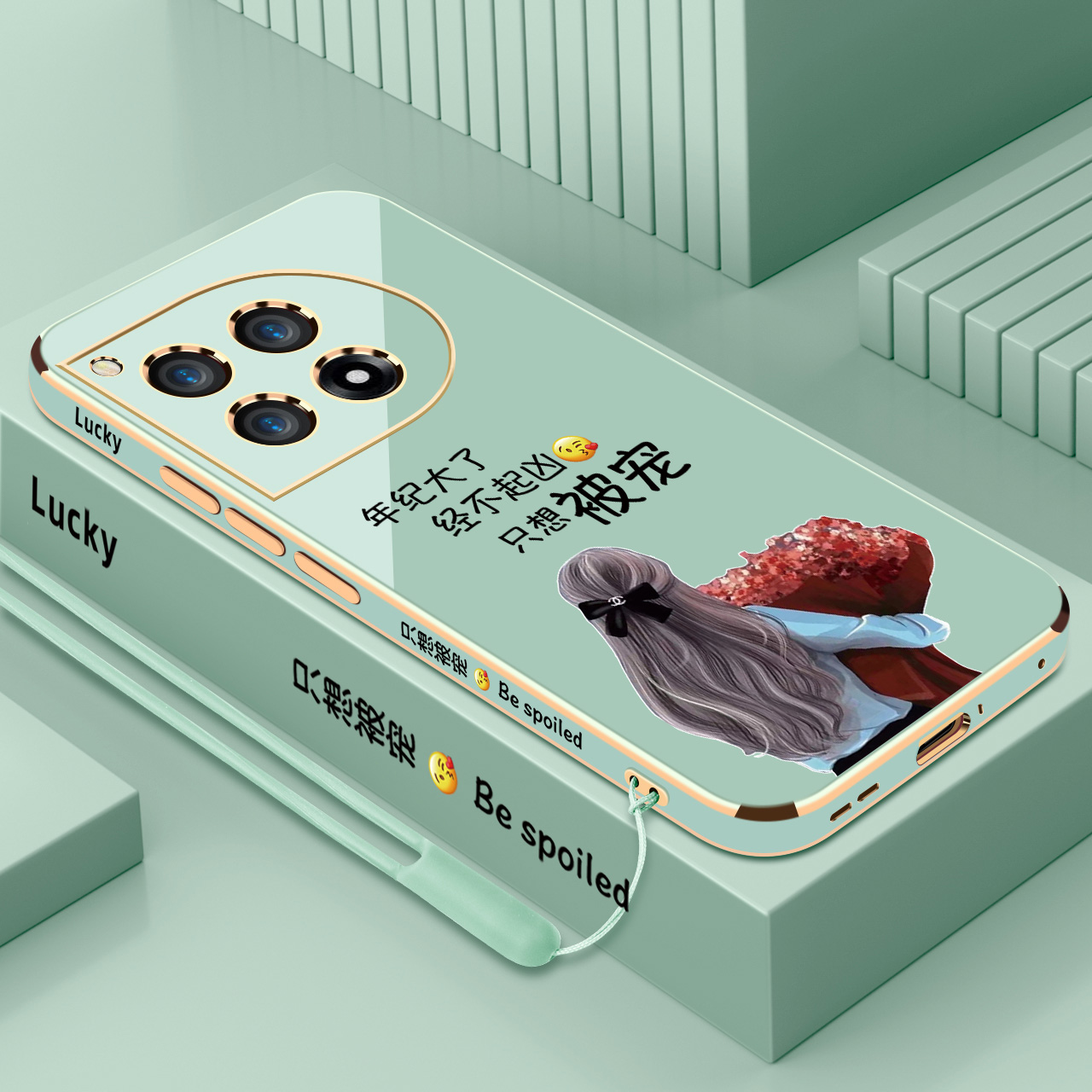 适用一加ace3电镀硅胶手机壳