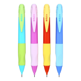 晨光优渥自动铅笔小学生用活动铅笔儿童控笔训练铅笔0.9幼儿园初学者洞洞笔胖胖笔粗笔杆写不断握笔器优握