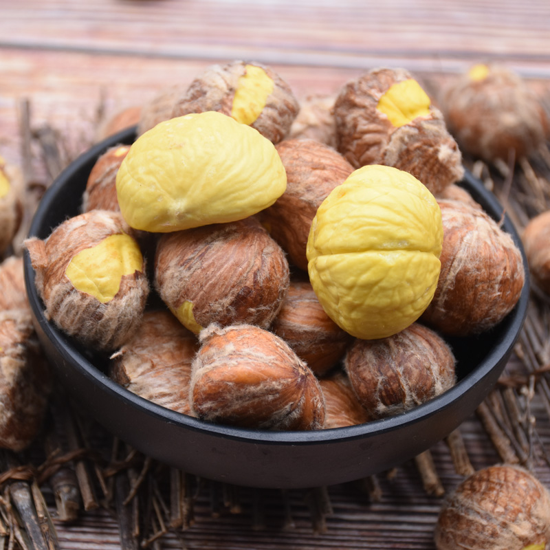 【手工现剥】2025年罗田新鲜板栗现剥毛栗散装栗子去壳栗仁板粟