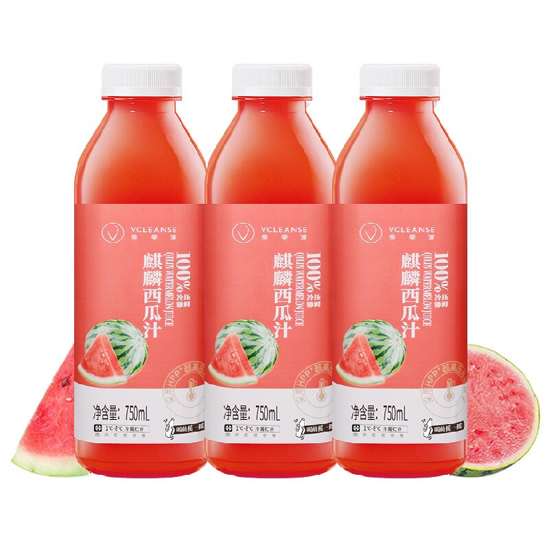 维果清大瓶装西瓜汁HPP鲜榨果汁图片