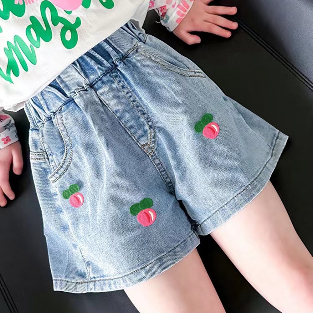 女童牛仔短裤儿童宽松2024夏季新款宝宝热裤中大童韩版女孩薄裤子