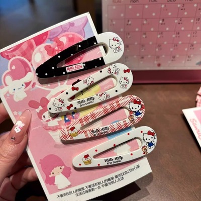 少女心凯蒂猫kt猫水滴BB夹子头饰