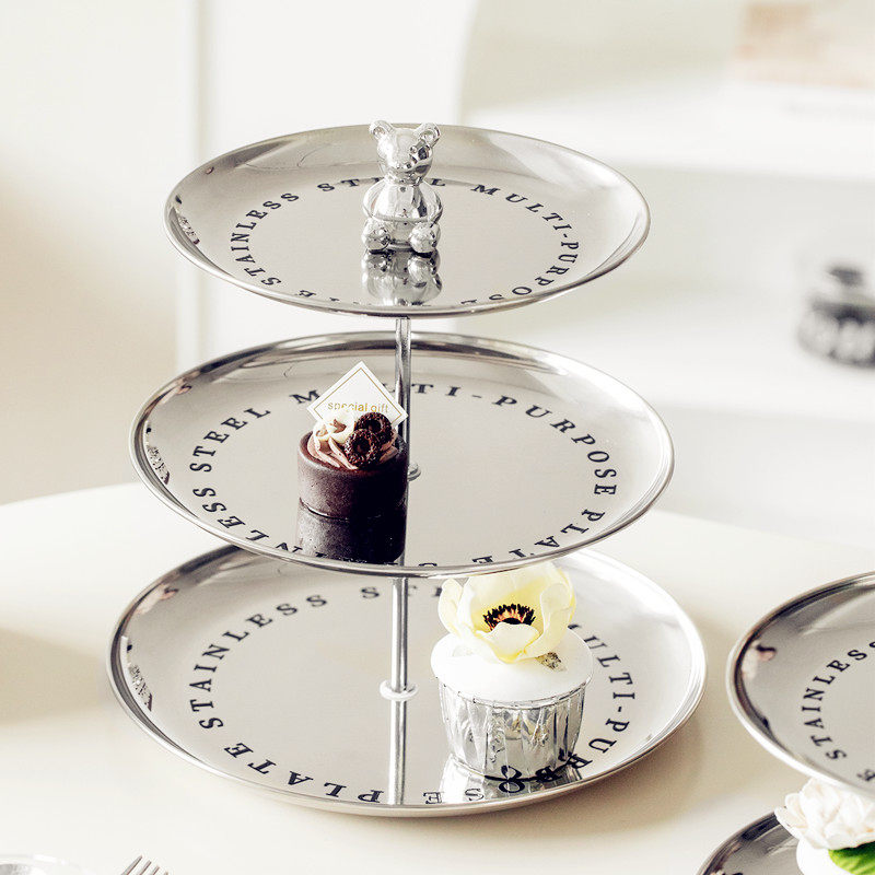 多层串盘甜品台水果盘蛋糕架点心盘生日下午茶果盘客厅托盘双层,餐饮具,盘,淘宝优惠券,粉丝福利购,淘宝优惠卷