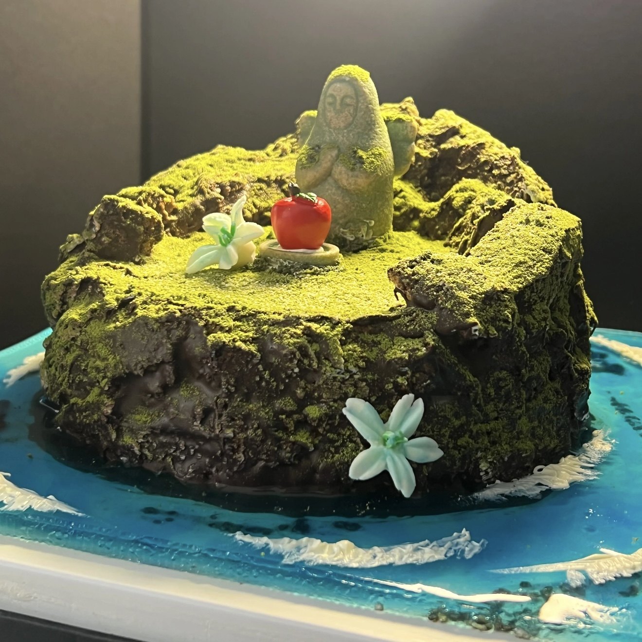 微景观塞尔达传说海利亚女神林克生日蛋糕海拉鲁大陆游戏主题蛋糕