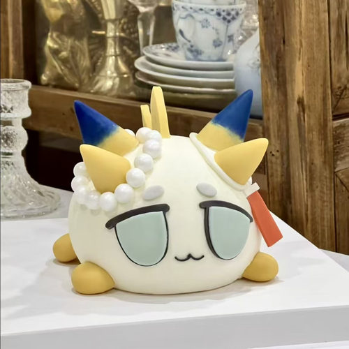 二次元游戏明日方舟角色定制生日蛋糕儿童立体头像天津同城配送