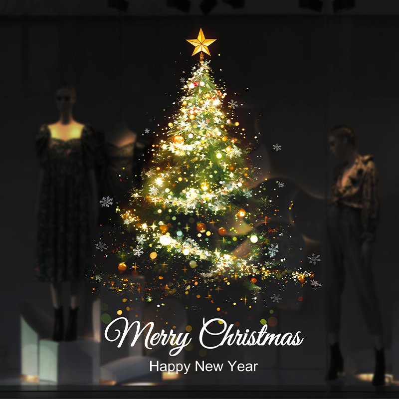 圣诞节商场店铺家用装饰氛围布置