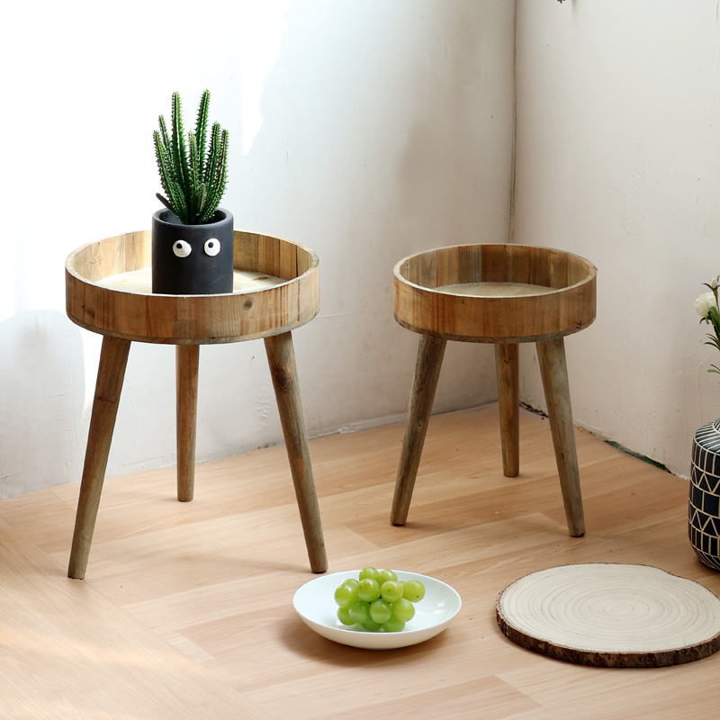 实木置物架多肉绿植花几花架子