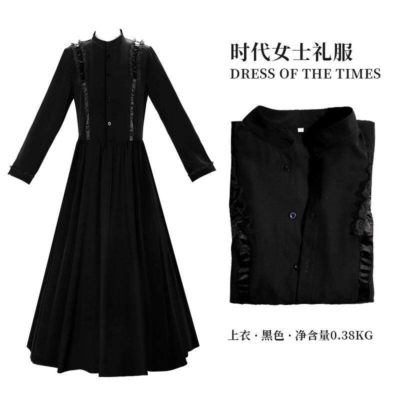 跨境新款哥特式维多利亚时代女士礼服皇后化妆舞会礼服工厂现货