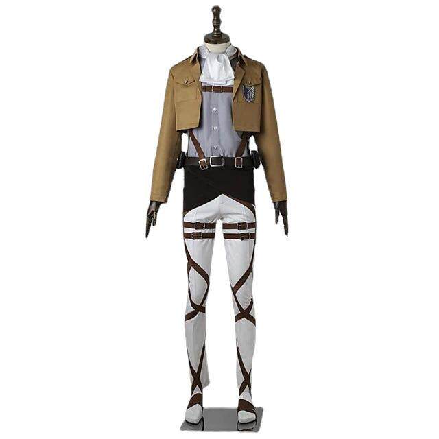 进击的巨人服装 利维尔调查兵团训练服装连帽潮流角色扮演