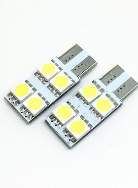 T10 5050 4SMD LED 194 168 W5W汽车信号侧灯灯无极性门灯牌照灯