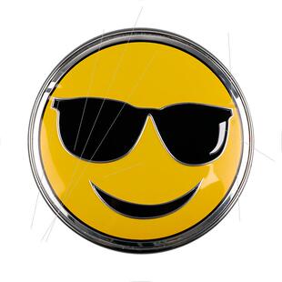 源头跨境热销TEQ风格 前杠中网 JDM日本汽车前网网标中徽章徽标改装