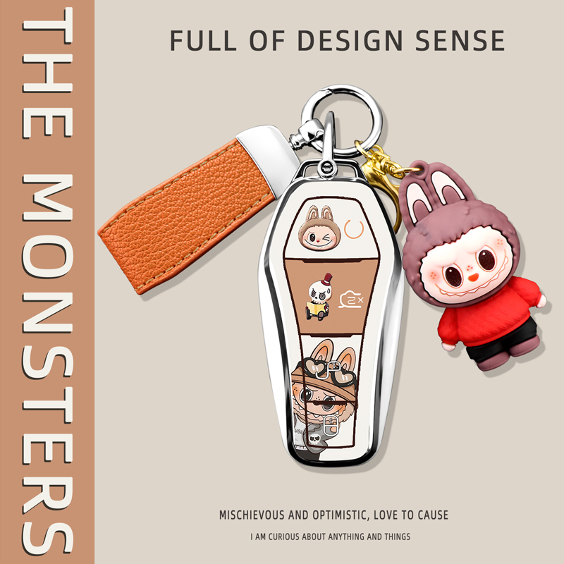 比亚迪秦l钥匙套专用元plus唐汉宋pro海狮海豚海豹海鸥0506包壳女