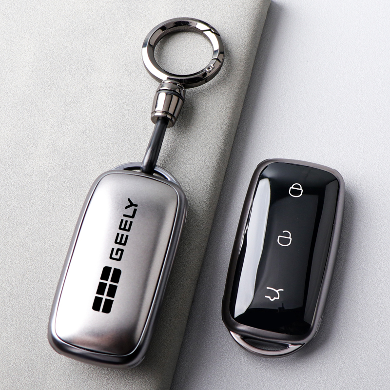 适用于吉利银河e5钥匙套新2024款探索版汽车遥控保护壳全包扣改装