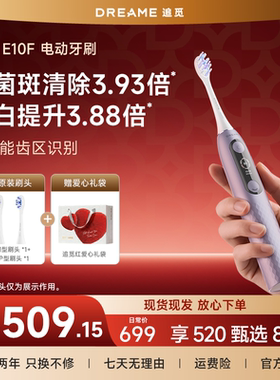 【520礼物】追觅E10F声波扫振电动牙刷AI智能亮白防水护龈送礼