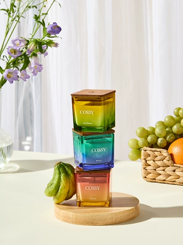 Серия COSSY Flower Story Свеча для ароматерапии Беспламенная ароматерапия Цитрусовый аромат Дезодорация в помещении Свежесть воздуха