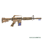 文森现货老学校机匣套件M16xm177越战模型723黑鹰坠落三角洲