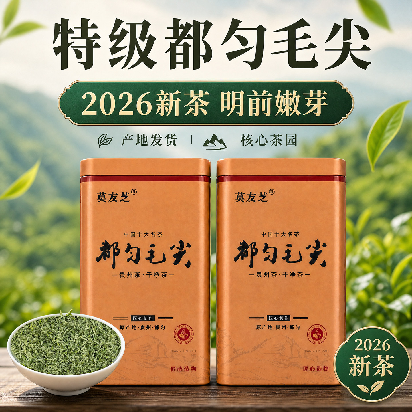 2026新茶贵州高山云雾毛尖250g