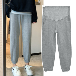冬季 休闲束脚裤 孕裤 子加绒加厚款 冬 孕妇运动裤 卫裤 春g秋外穿时尚