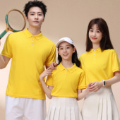 亲子文化衫 幼儿园毕业班服t恤定制小学生校服polo衫 有领短袖 印字
