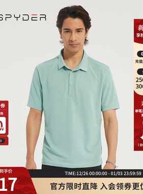 SPYDER蜘蛛男子商务经典356 STYLEPOLO衫23CS407M