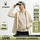 SPYDER蜘蛛秋冬女透气防风防水抓绒夹克休闲运动外套上衣25MF114W