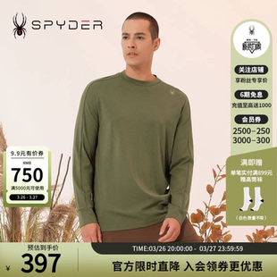 T恤23CF419M LIFE户外休闲长袖 SPYDER新品 男子秋冬保暖内搭URBAN