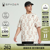 T恤24CS451M 印花圆领短袖 SPYDER蜘蛛春夏男子URBAN LIFE休闲时尚