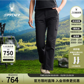 SPYDER蜘蛛春夏女子HIKING徒步户外运动抗菌松紧收脚长裤 25CS554W