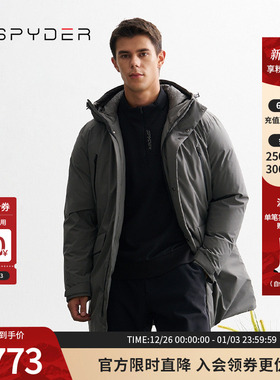 SPYDER蜘蛛秋冬男MOUNTAIN LIFE防风保暖舒适休闲羽绒服24MF217M