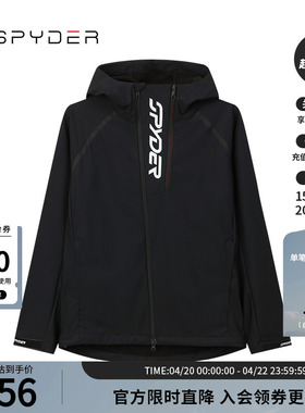 SPYDER蜘蛛秋冬男子TRAINING休闲舒适运动夹克外套24CR117M